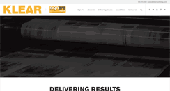 Desktop Screenshot of klearmarketing.com